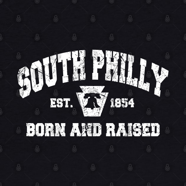 South Philly Born and Raised Liberty Bell Philadelphia by TeeCreations